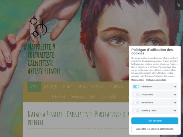 Portraitiste, artiste peintre et carnettiste de voyage