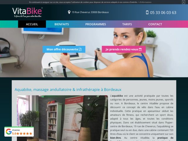 Vitabike : centre d'aquabike  Bordeaux