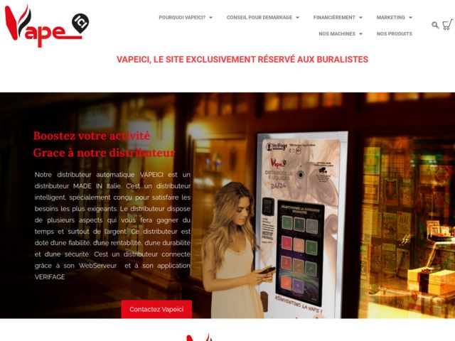 Vapeici, le tout nouveau distributeur automatique d'e-liquide et de cigarette