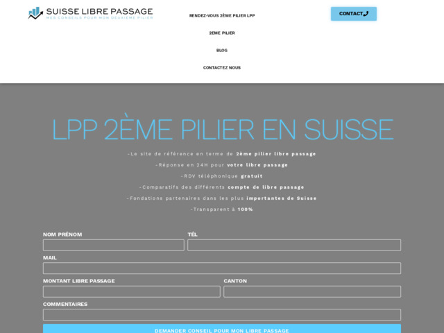 Conseil sur le 2me pilier et ma lpp suisse