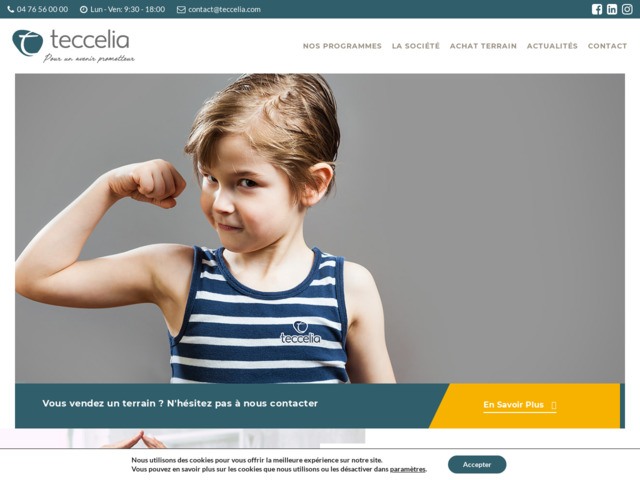 Teccelia propose à la vente des logements neufs sur la région Rhône-Alpes