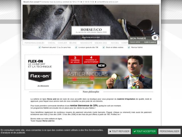 Horse & co : étriers flex-on