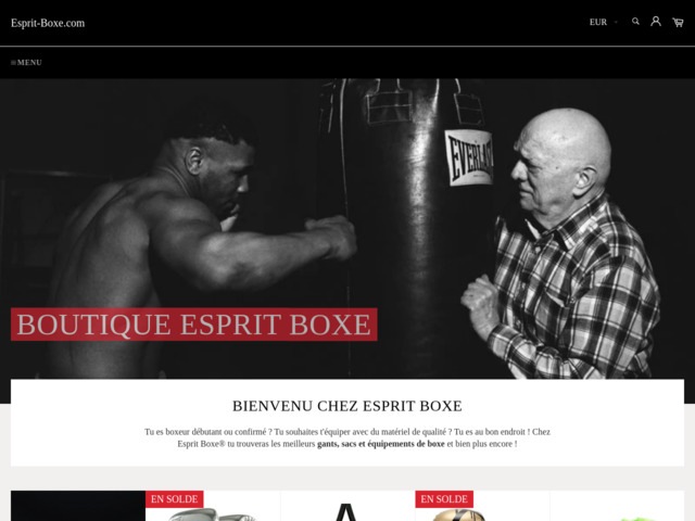 Fournisseur d'équipements de boxe (gants de boxe, sacs de frappe, chaussures)