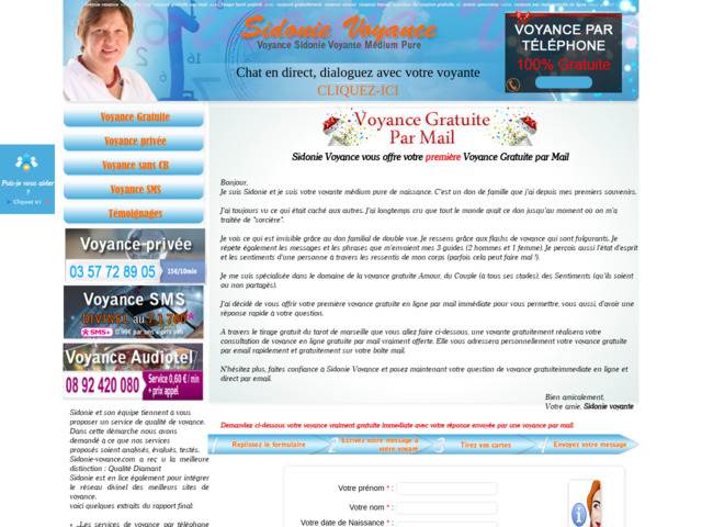Voyance gratuite par mail