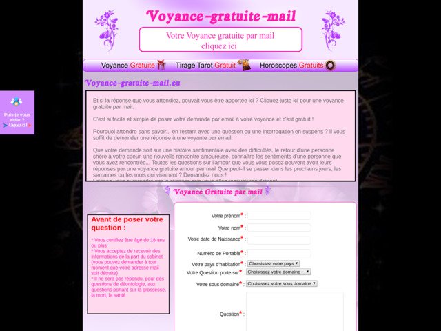 Voyance gratuite sérieuse