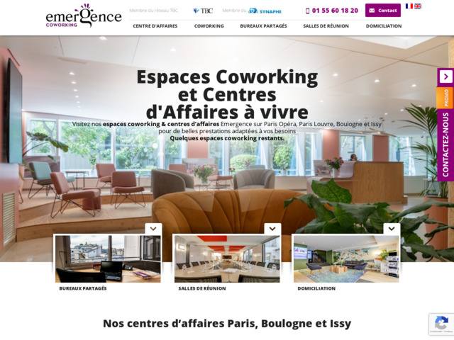 Centre d'affaires à Paris, Boulogne et Issy