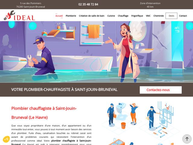 Pose cuisine Saint-Jouin-Bruneval
