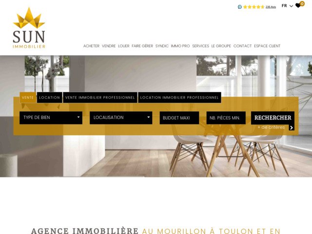 Agence immobilire toulon - sun immobilier