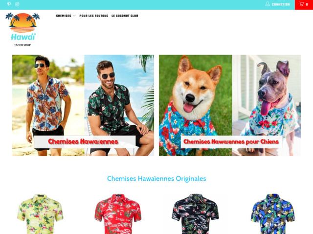 Hawaï Tahiti Shop - votre boutique de chemises hawaïennes et tahitiennes