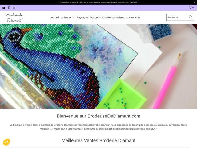 Brodeuse de Diamant | Les spécialistes de la broderie diamant