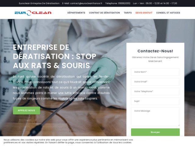 Euroclean, société de dératisation
