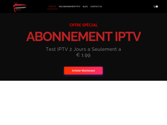 Abonnement IPTV