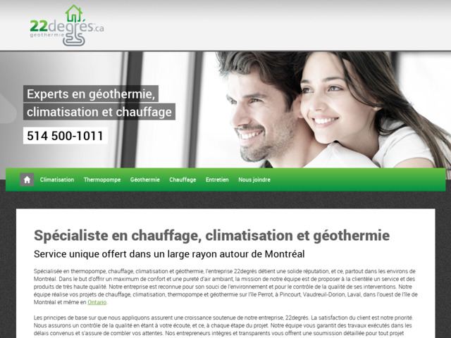 22degrés - Expert en thermopompe et géothermie