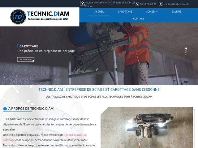 Entreprise spécialisée dans la découpe diamantée en Essonne