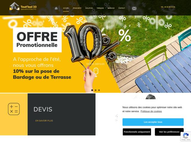 Travaux d'tanchit et isolation en Gironde