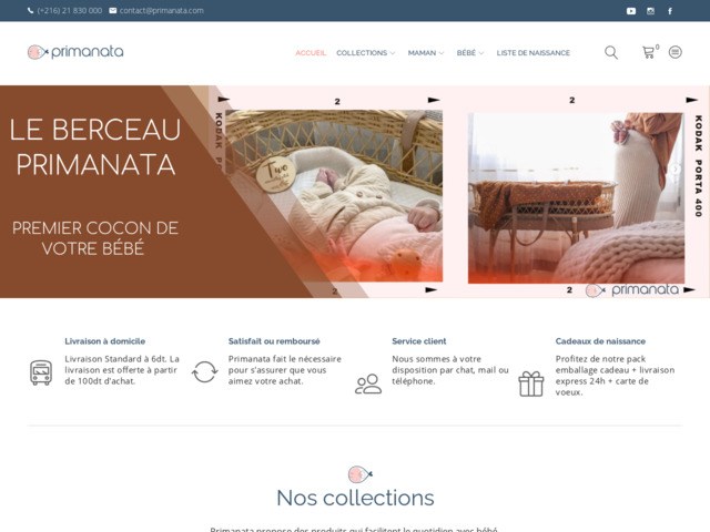 Vente en ligne des articles bébé et maman