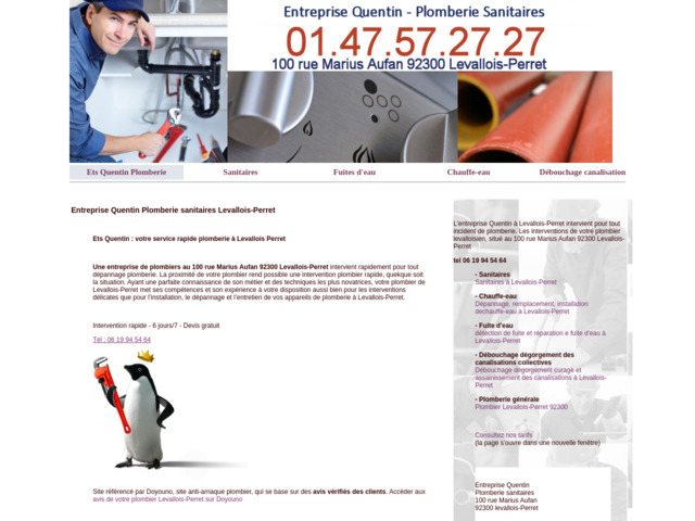Plombier Levallois-Perret 92300