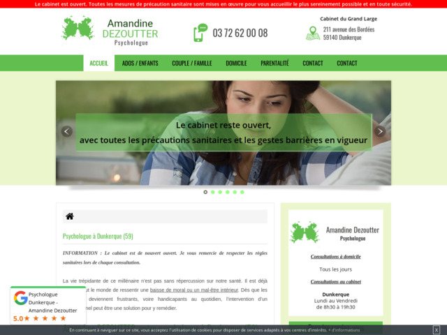 Psychologue de couple à Dunkerque, Amandine Dezoutter