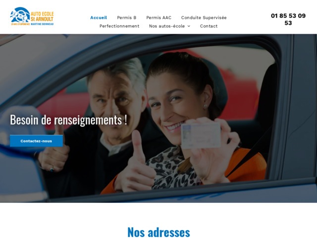 Auto-cole St Arnoult au 78