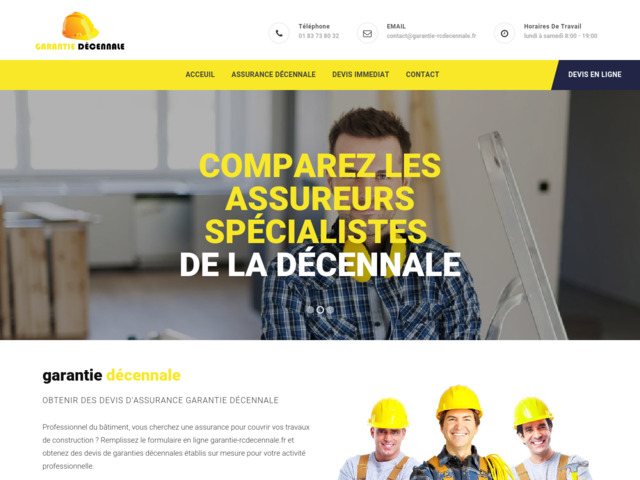 Assurance garantie décennale
