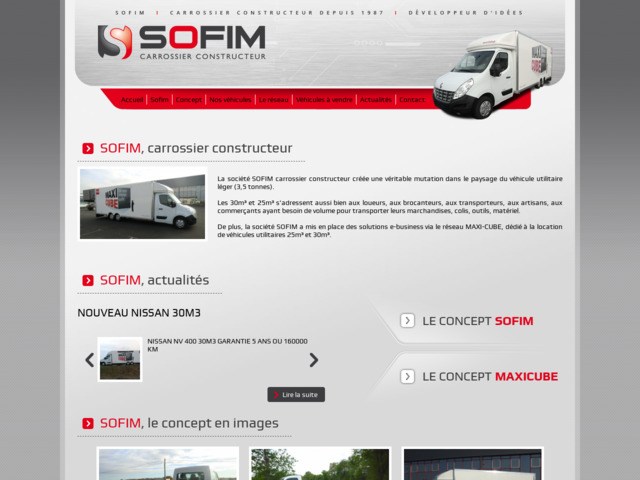 Sofim - fabrication d'utilitaires grand volume en normandie