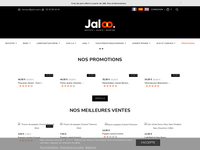 Jaloo Paris, le sex-shop pour hommes