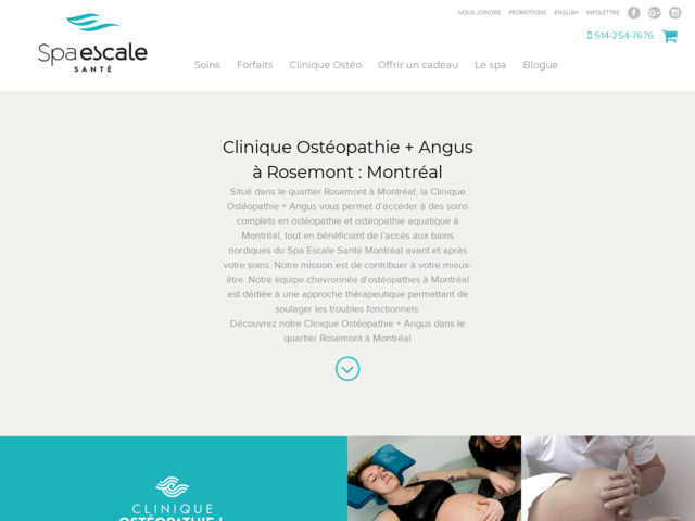 Spa sant escale : Clinique ostopathie Rosemont