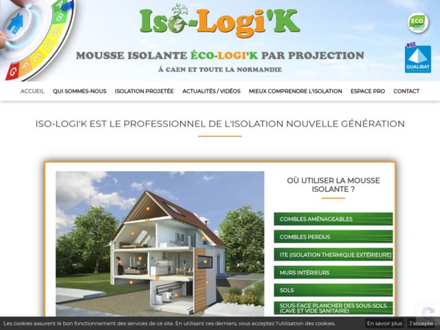 Iso-logi'k - entreprise d'isolation située près de Caen (14)