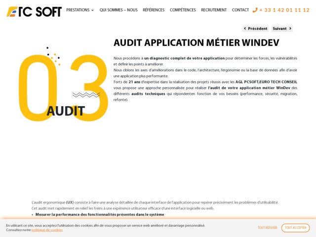 Audit application Windev