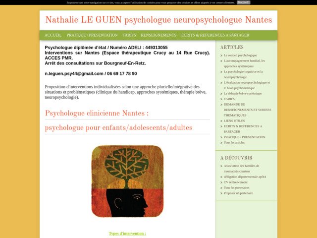 Psychologue clinicienne nantes - nathalie leguen