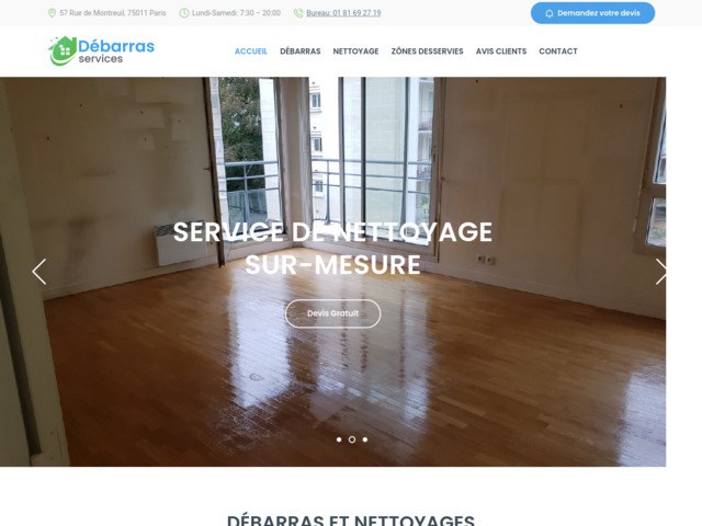 Dbarras d'appartements, maisons, locaux  paris et en idf  petits prix