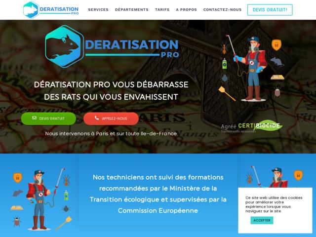 Dératisation Pro - entreprise de dératisation certifiée