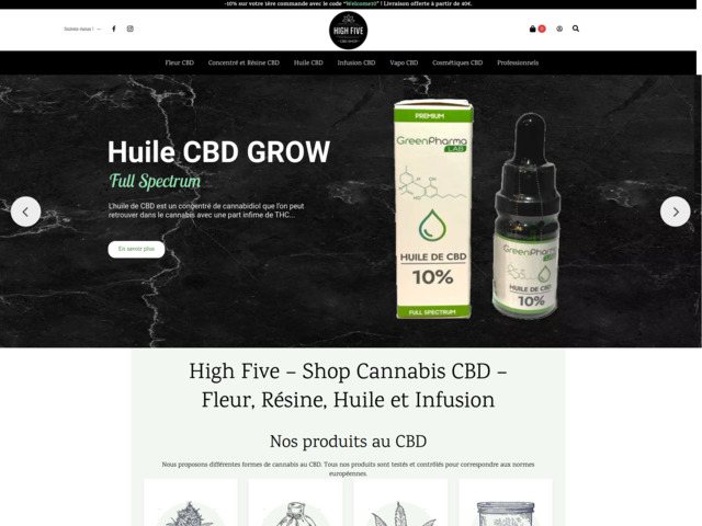 Cbd shop en france