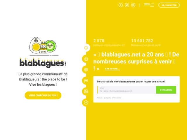 Blablagues le site de blagues !