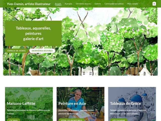 Yves Damin, artiste illustrateur