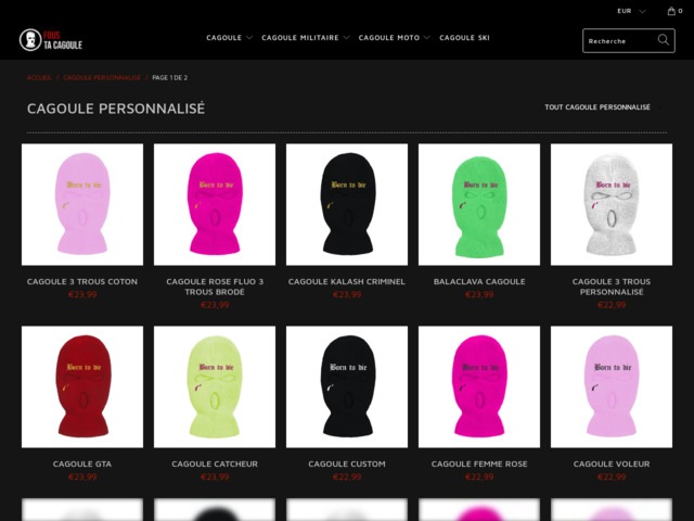 Foustacagoule | Votre boutique de cagoule