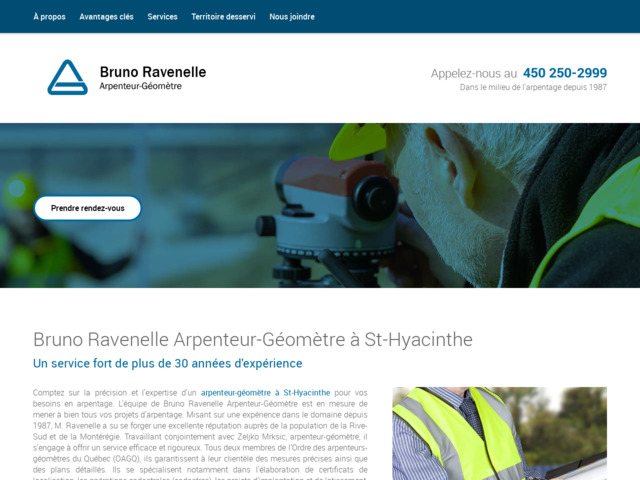 Bruno Ravenelle, arpenteur-gomtre