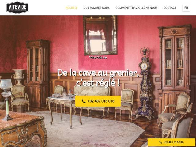 Vide maison bruxelles