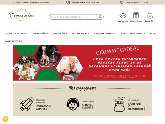 C comme Cadeau - Cadeaux de naissance personnalisés