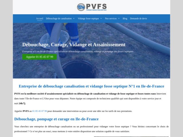 Pompage et vidange fosse septique - Entreprise Providange