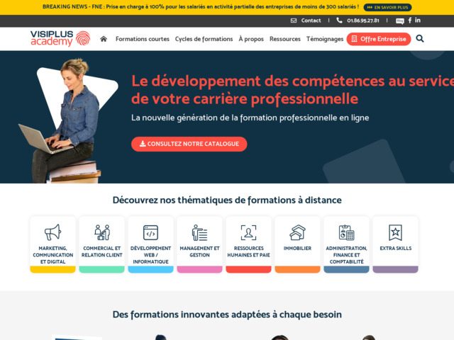 Visiplus academy : organisme de formation professionnelle