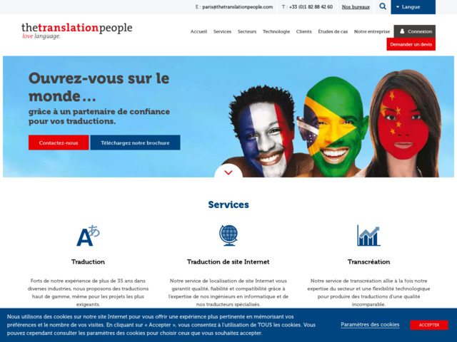 35 ans dans la traduction avec spécialistes dans de multiples secteurs