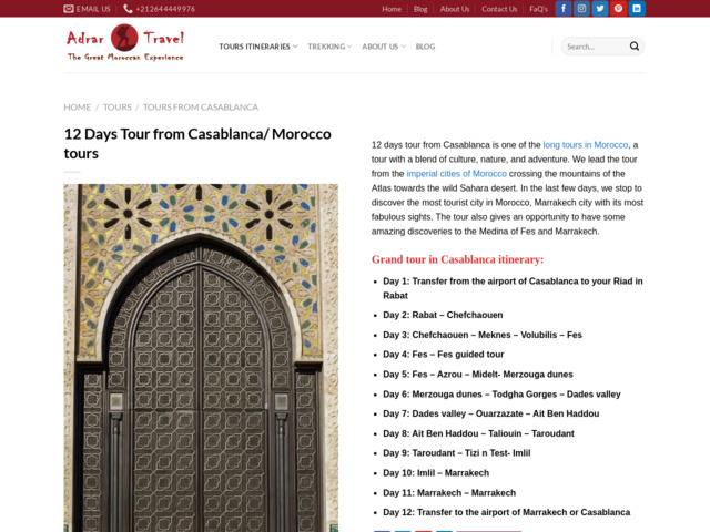 Tour from casablanca