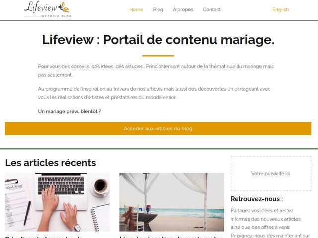 Blog mariage Lifeview