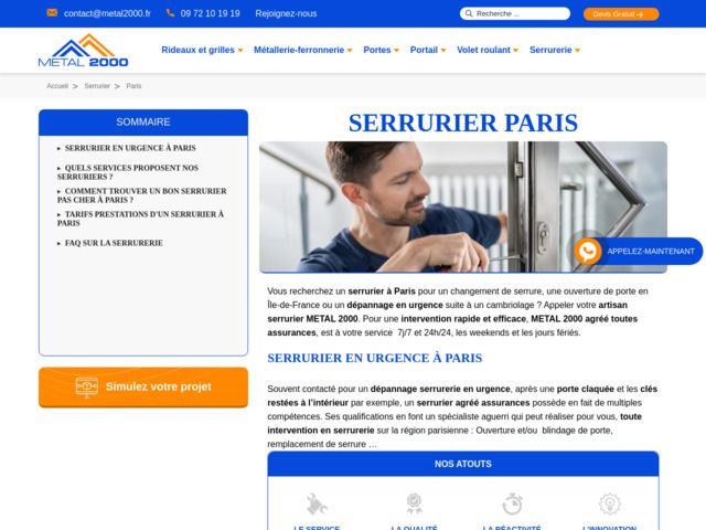 Serrurier Paris