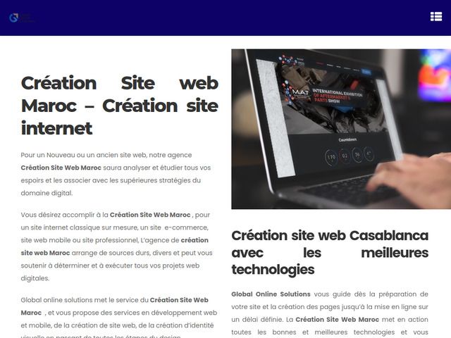 Agence création site web maroc