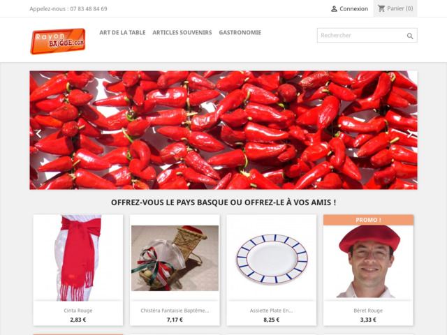 Rayon basque les produits basques en ligne