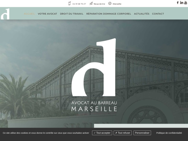 Cabinet d'avocat droit du travail et dommage corporel à Marseille
