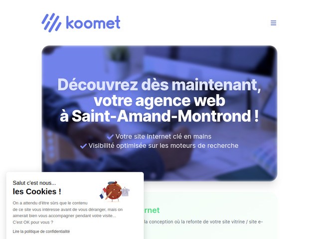 Koomet - Création de site internet - Agence web (18) Bourges