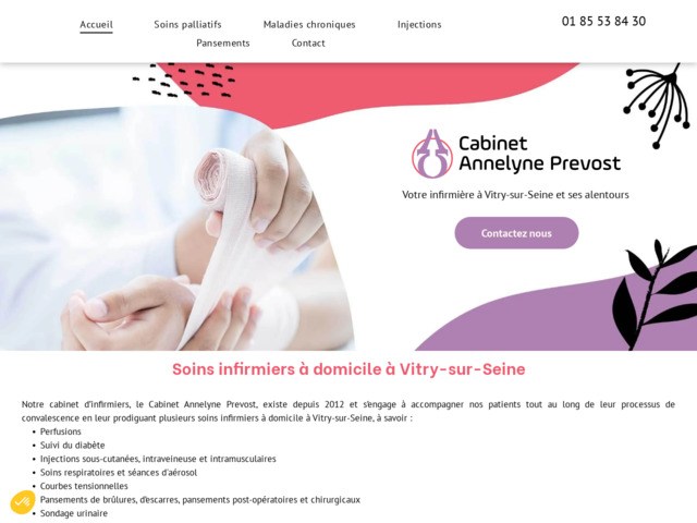 Infirmière à domicile à Vitry-sur-Seine